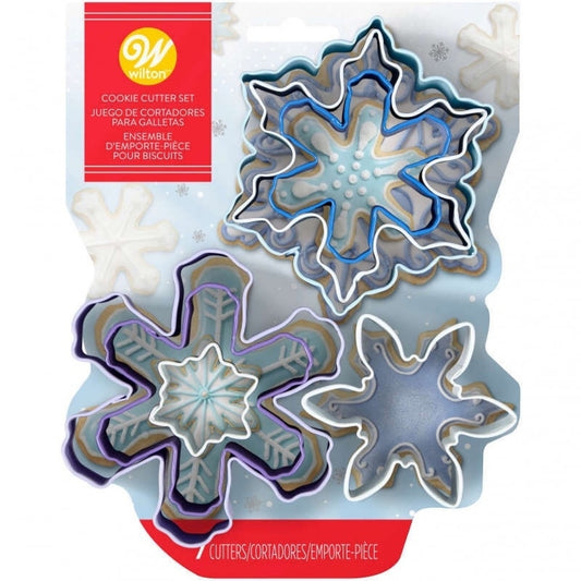 Wilton: Snowflake cookie cutters.