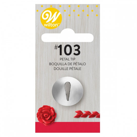 WILTON - Petal Carded Decorating Tip No.103