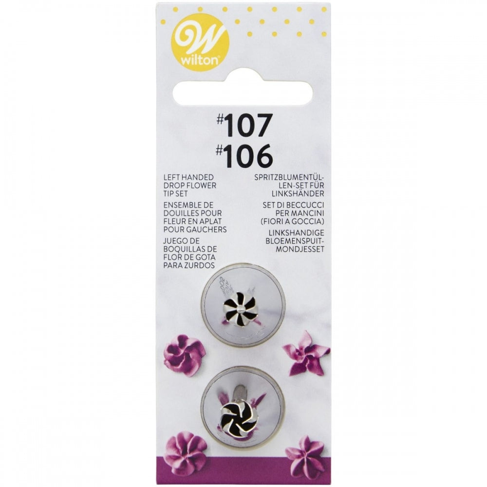 WILTON - Left Handed Decorating Tip Set