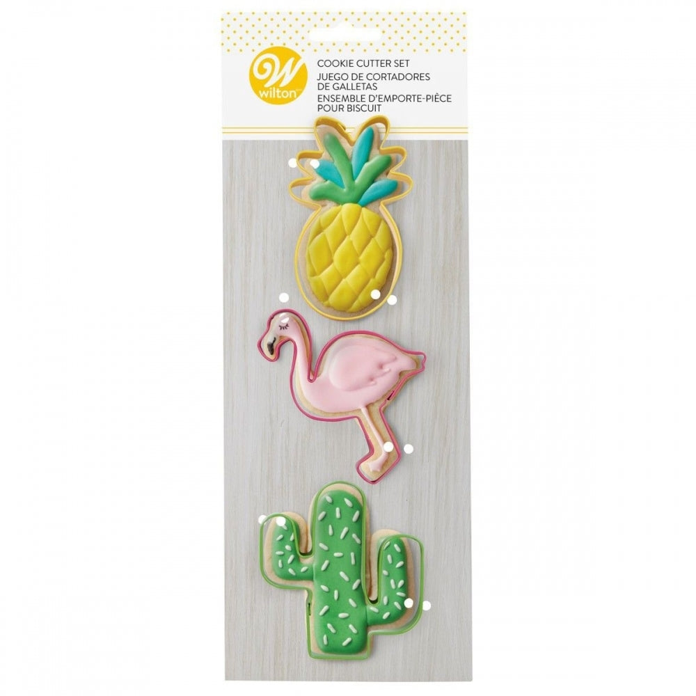 WILTON Tropical Cookie Cutters - Set of 3